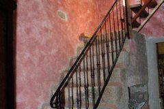 Rampa d\'accesso al sottotetto - Pianoterra di Casa Amsicora, Progetto Abreskia - Samugheo, Sardegna